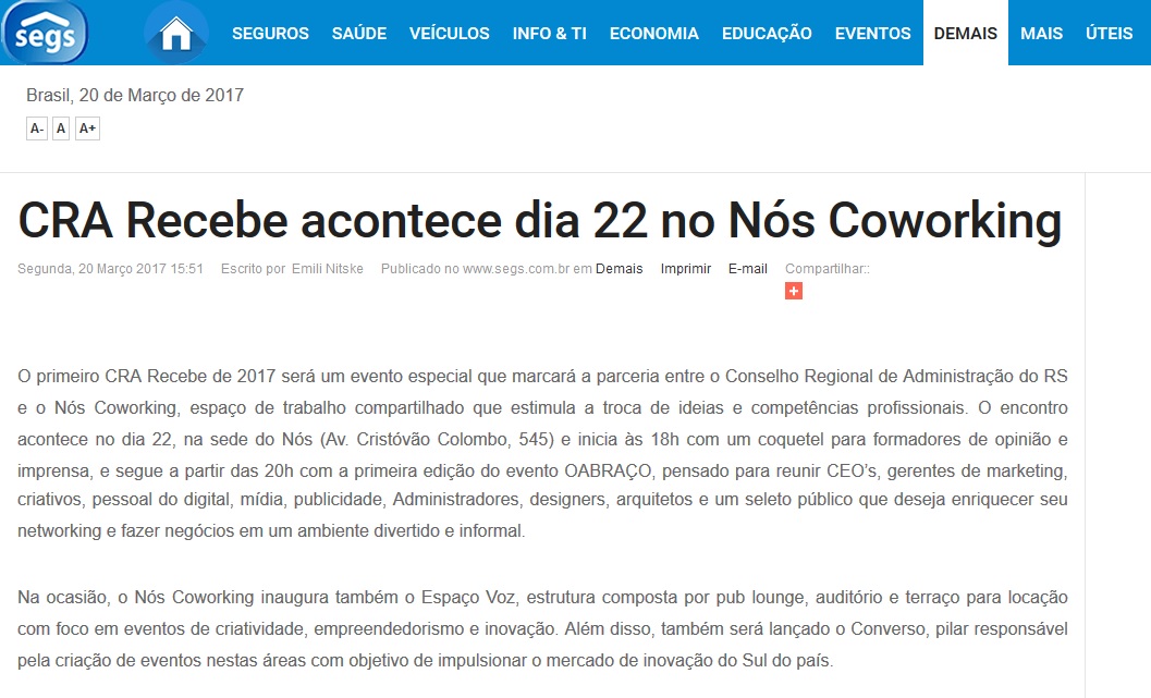 CRA Recebe