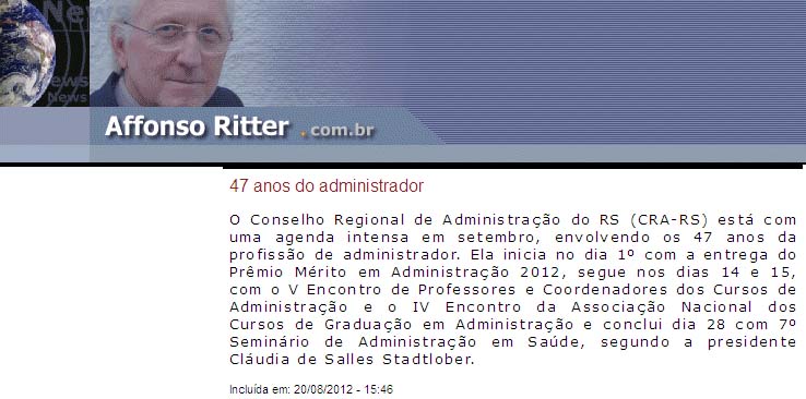 Mãe Administrador