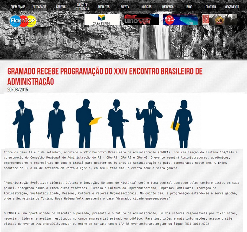 Gramado recebe programação do XXIV Encontro Brasileiro de Administração