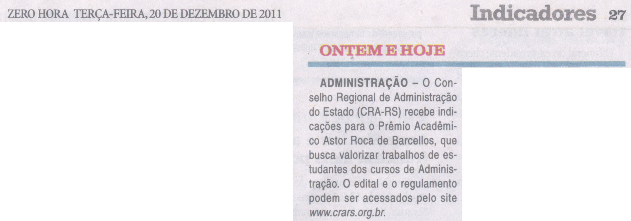 Prêmio Acadêmico Astor Roca de Barcellos