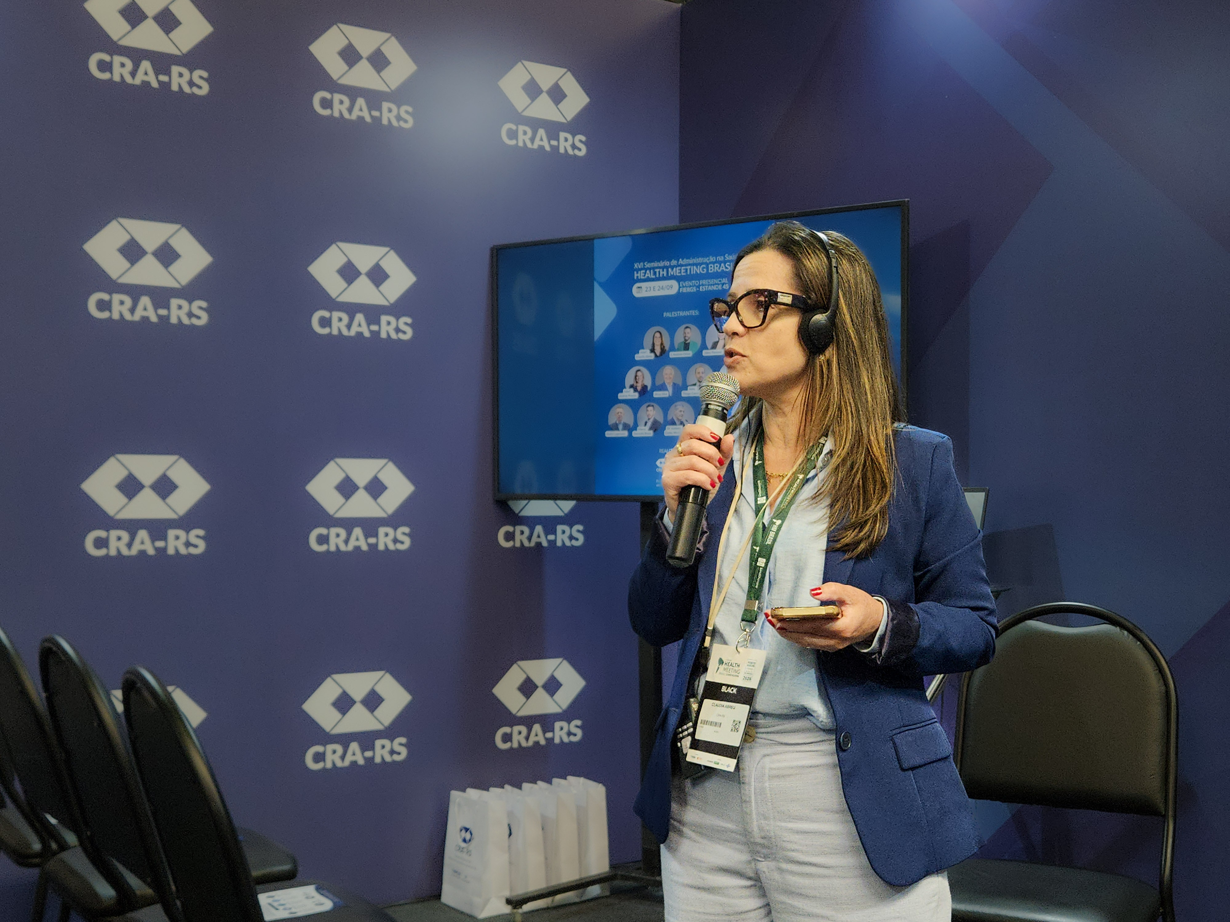 Do financiamento à jornada do paciente: CRA-RS debate gestão em saúde no Health Meeting 2026