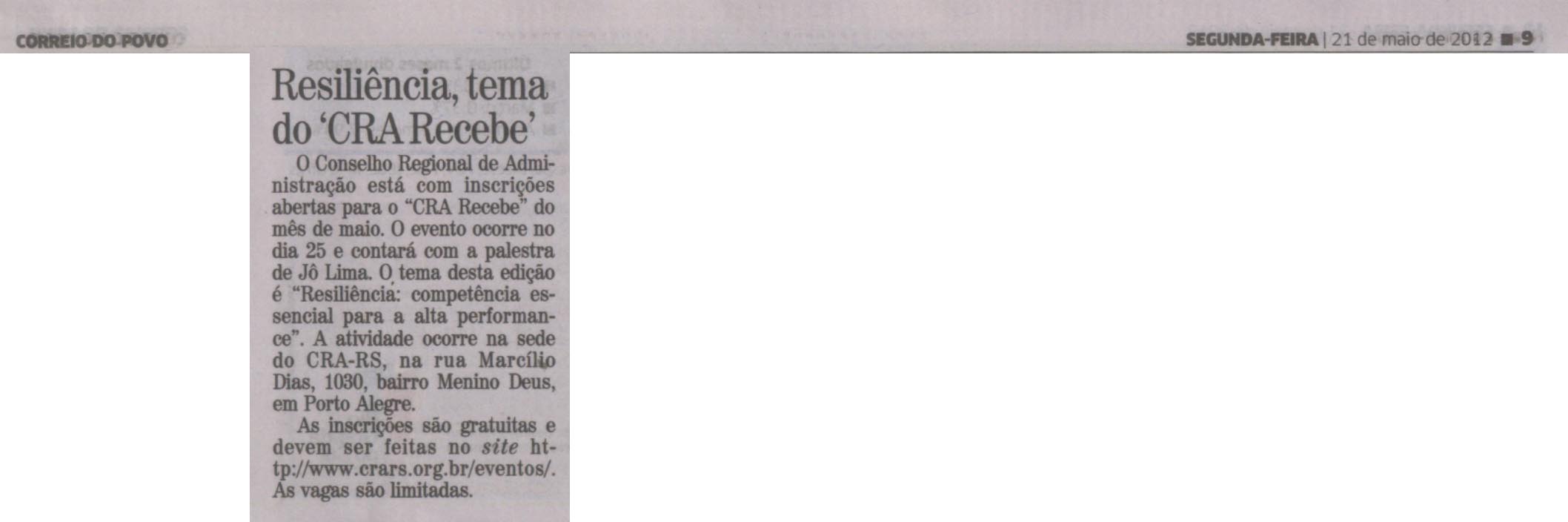 CRA Recebe