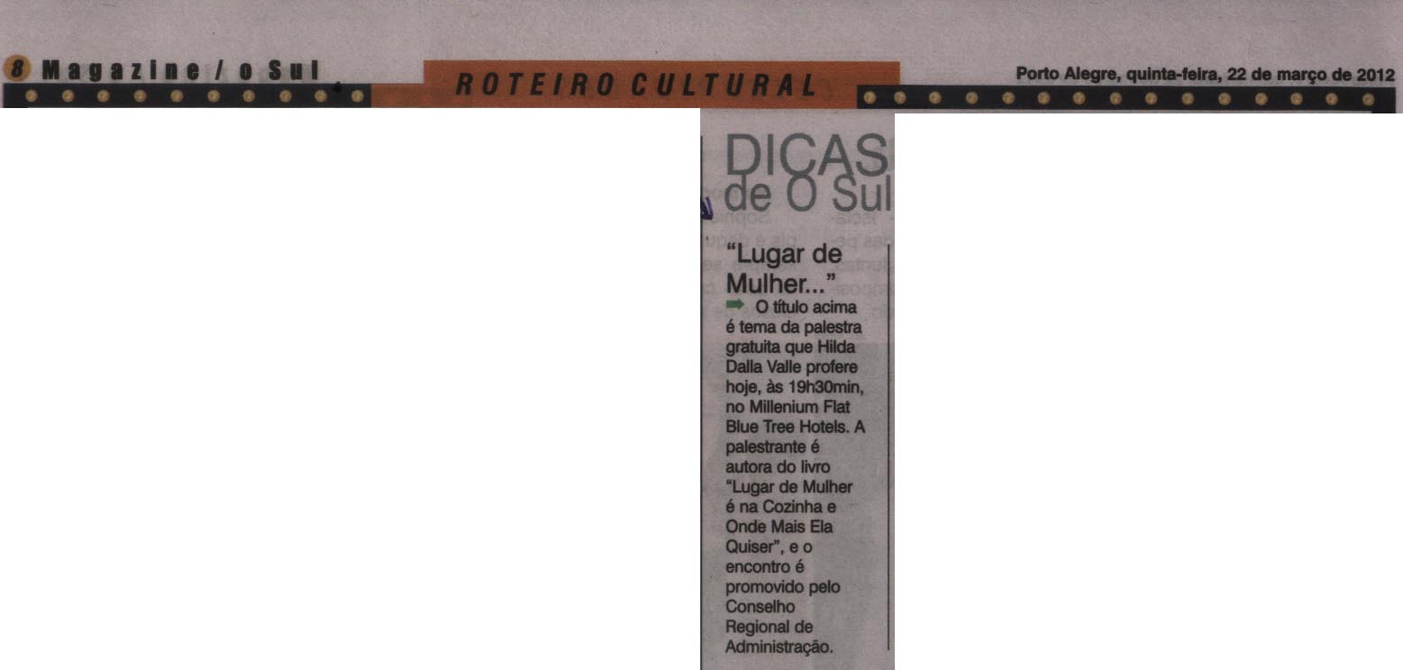 Evento Mês da Mulher