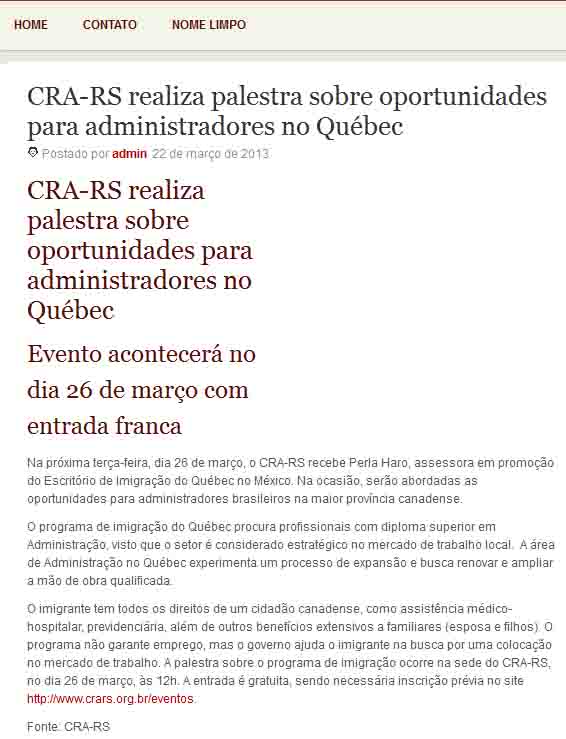 Palestra Québec