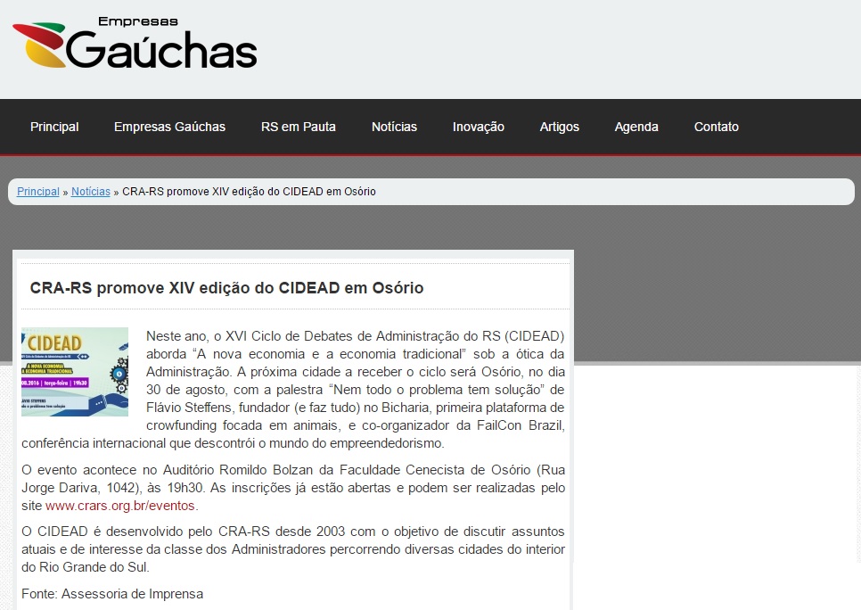 CIDEAD em Osório