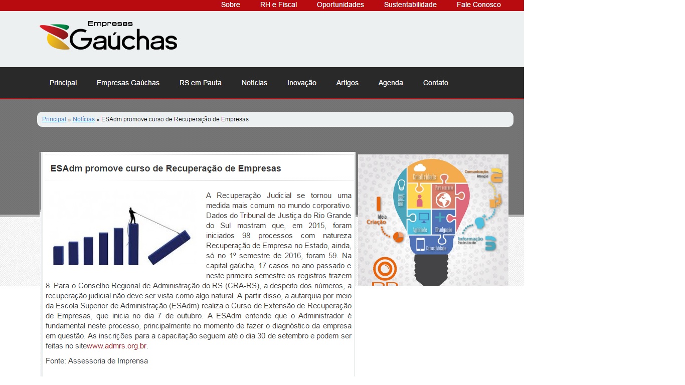 Curso de Recuperação de Empresas