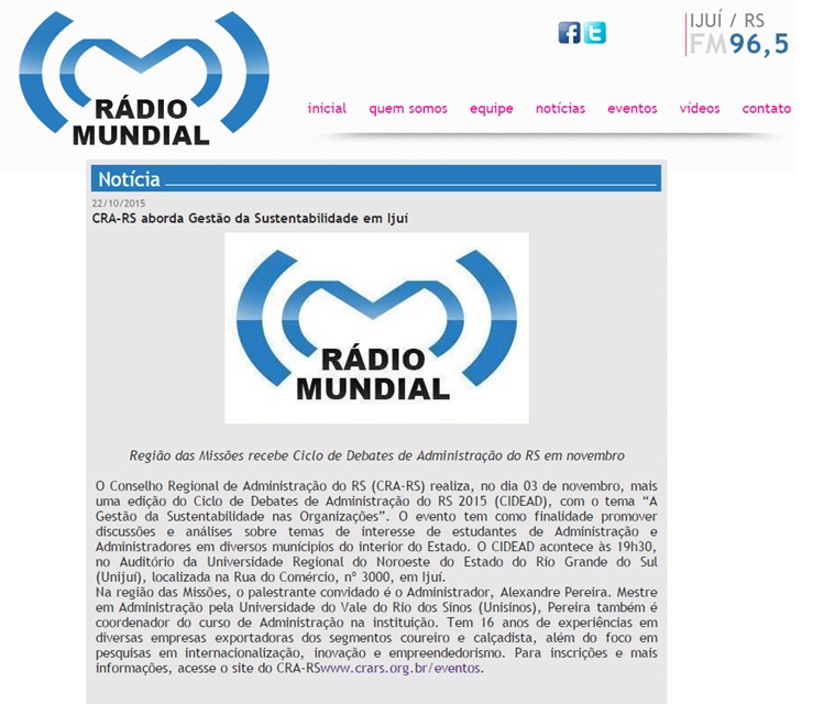 Ijuí recebe CIDEAD 2015
