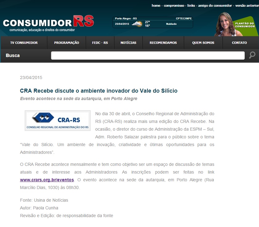 CRA Recebe discute o ambiente inovador do Vale do Silício