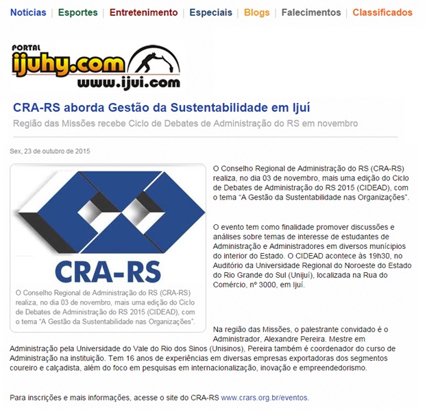 Ijuí recebe CIDEAD 2015