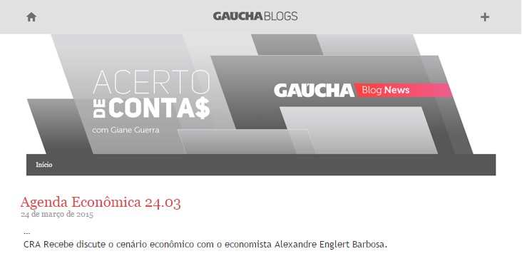 CRA Recebe discute o cenário econômico