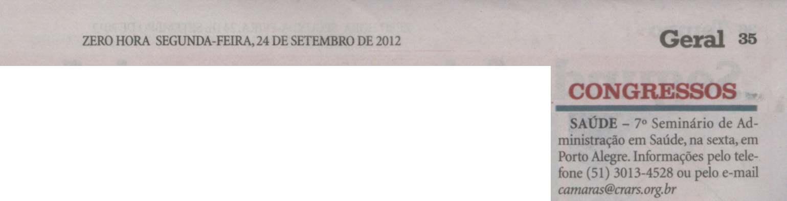 7º Seminário da Saúde