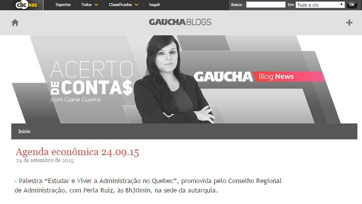 Estudar e Viver Administração no Quebec é assunto no CRA Recebe 