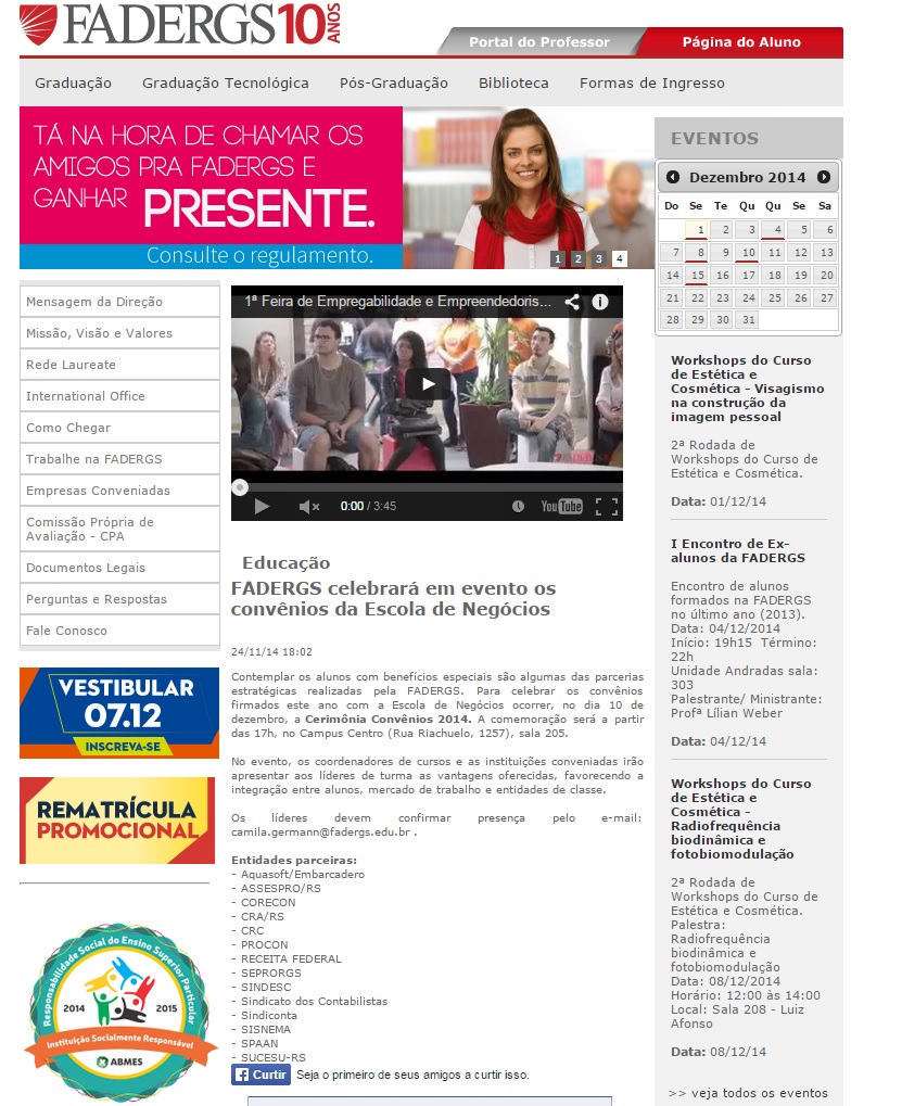 Convênio CRA-RS