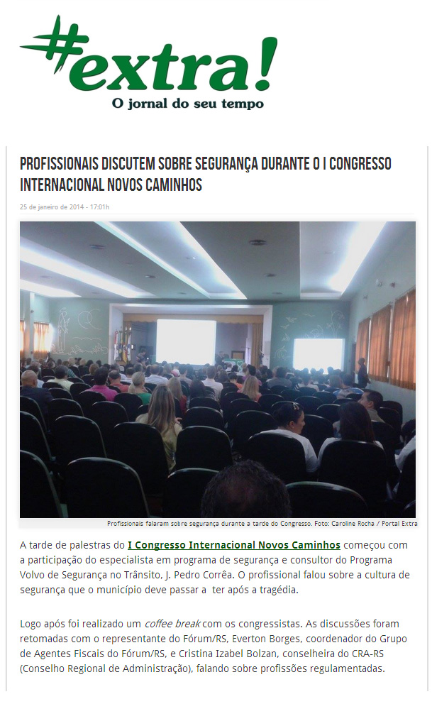 I Congresso Internacional  Novos Caminhos