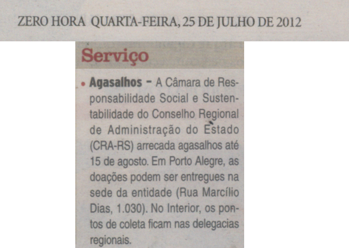 Campanha do Agasalho