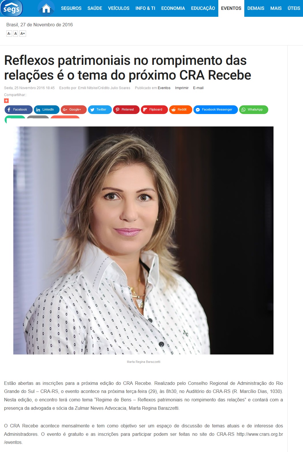 CRA Recebe