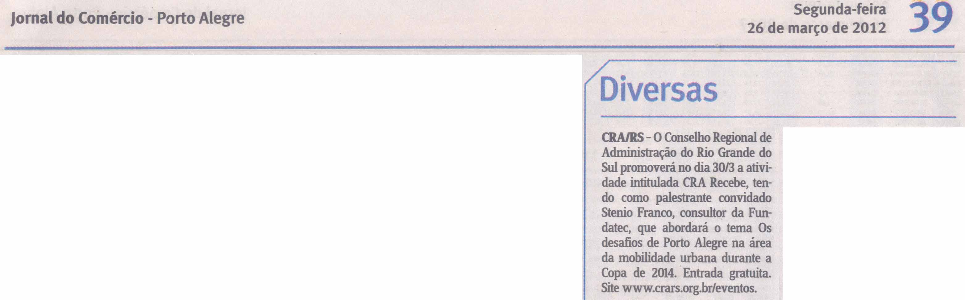 CRA Recebe