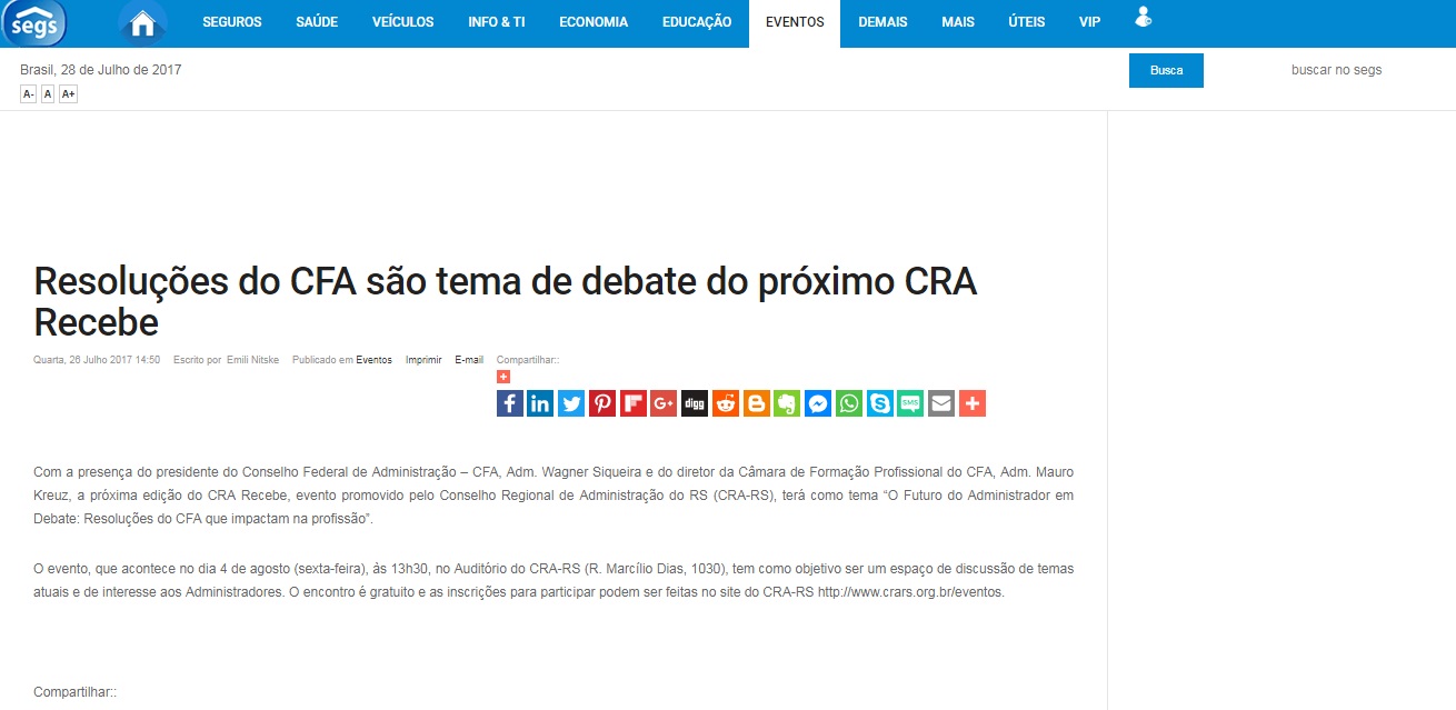 CRA Recebe