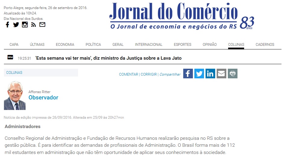FDRH e CRA-RS firmam parceria em desenvolvimento de pesquisa