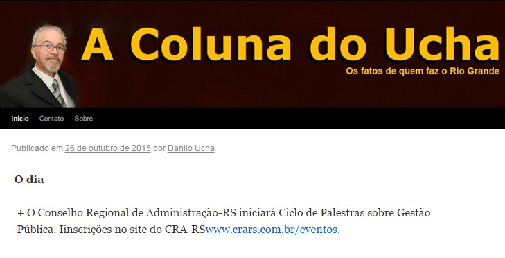 Ciclo de Palestras sobre Gestão Pública em Porto Alegre