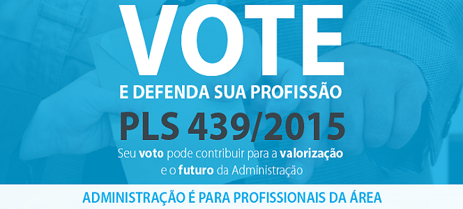 VOTE SIM PELO PLS 439/2015 