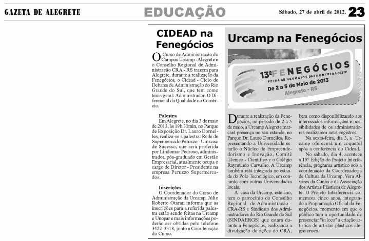 CIDEAD em Alegrete