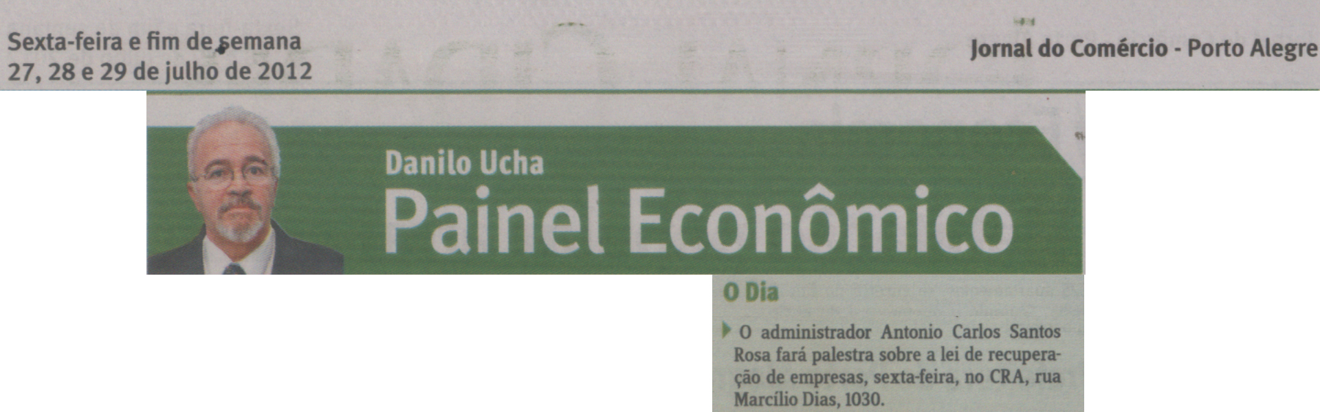 CRA Recebe - edição de Julho