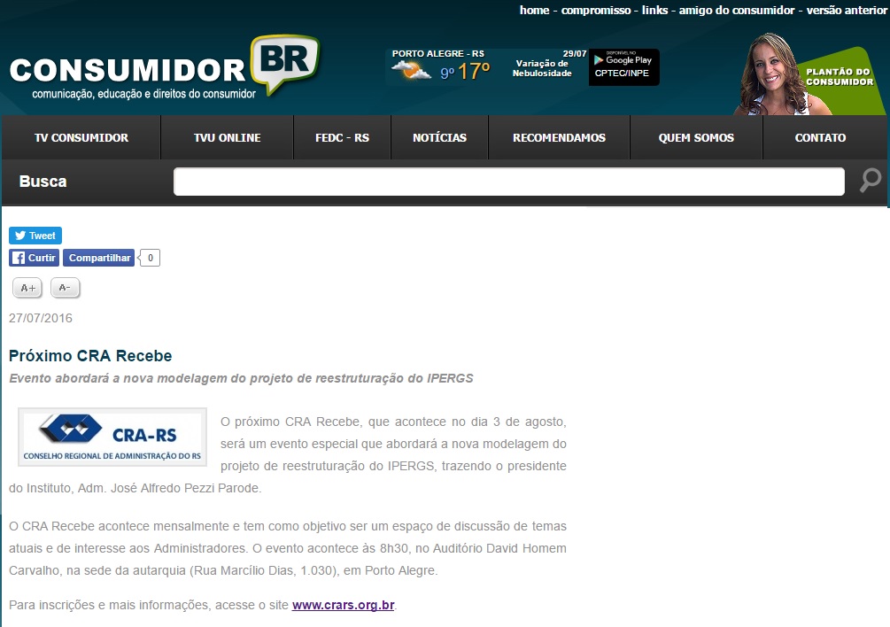 CRA Recebe