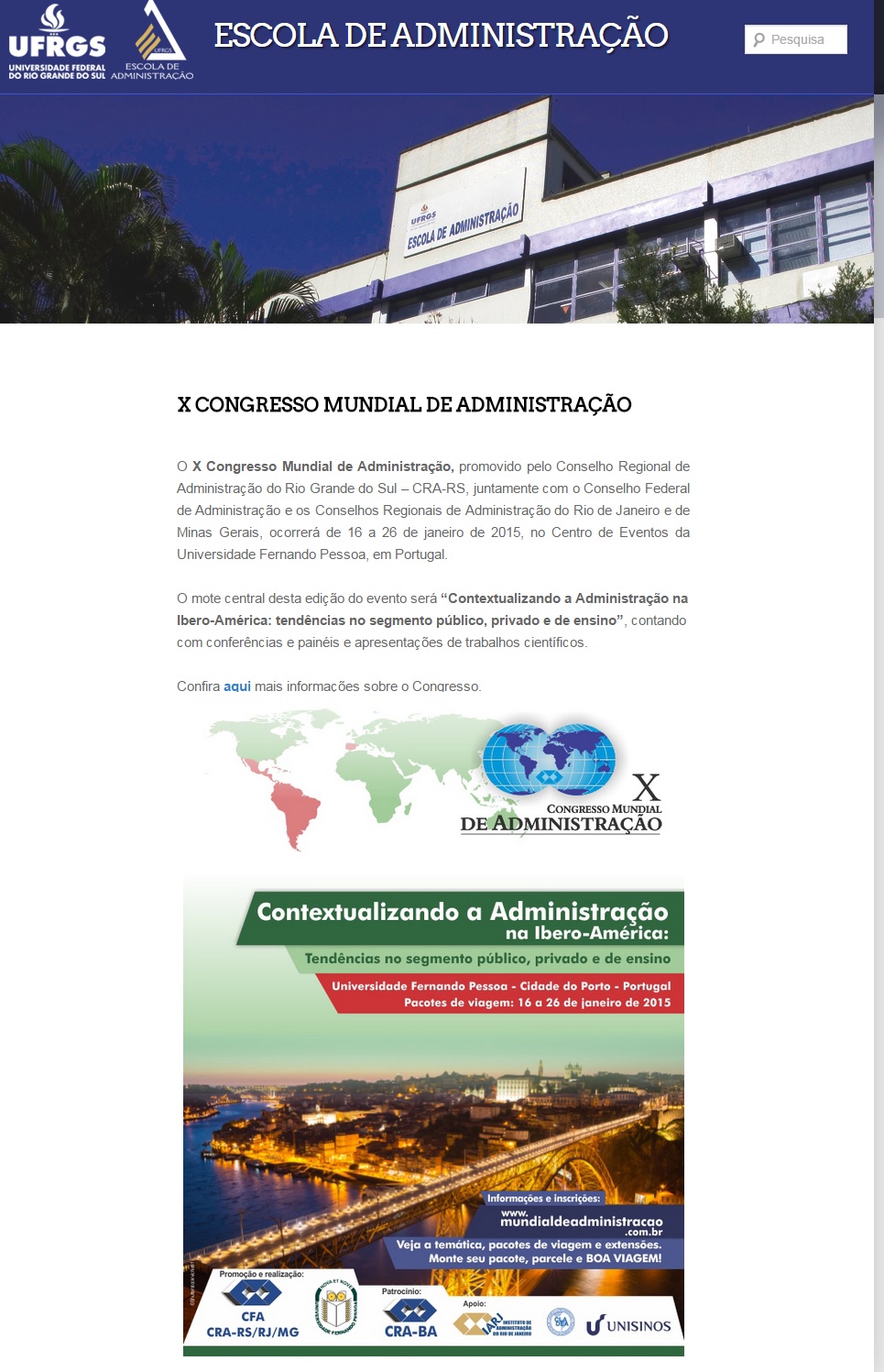 X Congresso Mundial de Administração