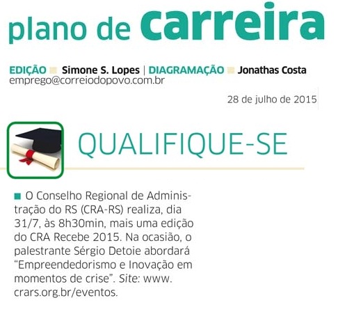 CRA Recebe debate Empreendedorismo e Inovação em momentos de crise
