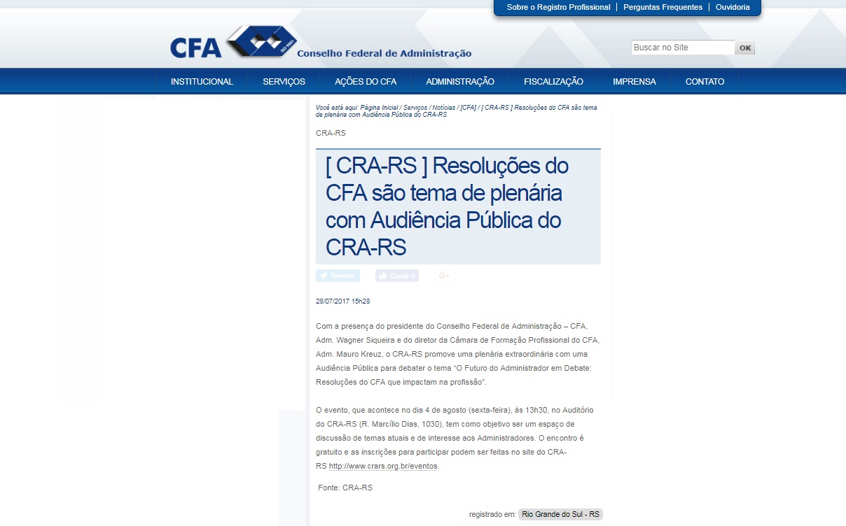 CRA Recebe