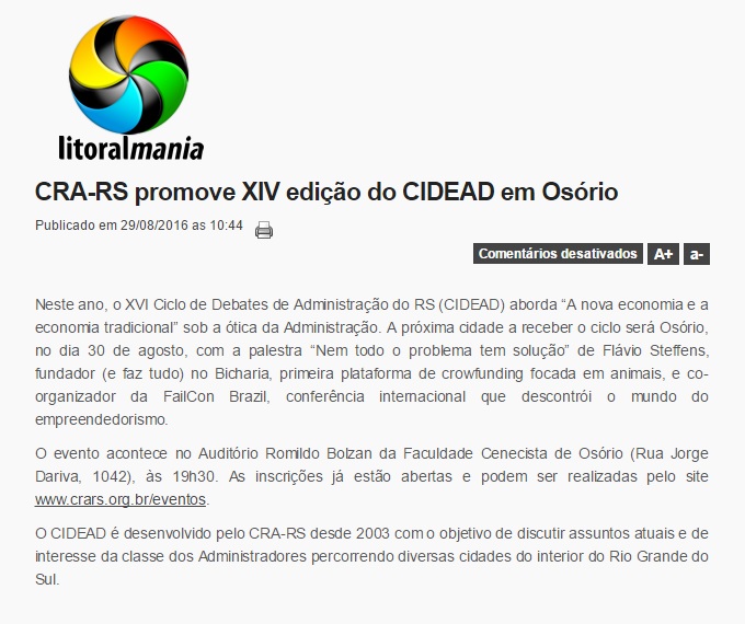 CIDEAD em Osório