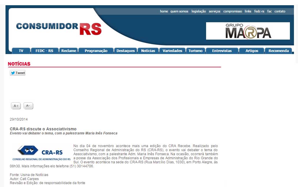 CRA Recebe discute o Associativismo
