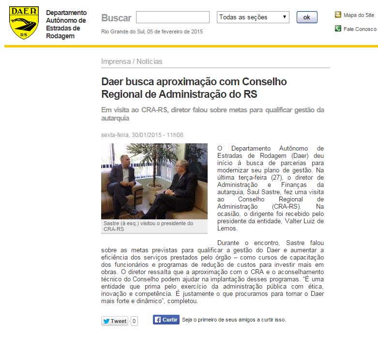 Reunião CRA-RS
