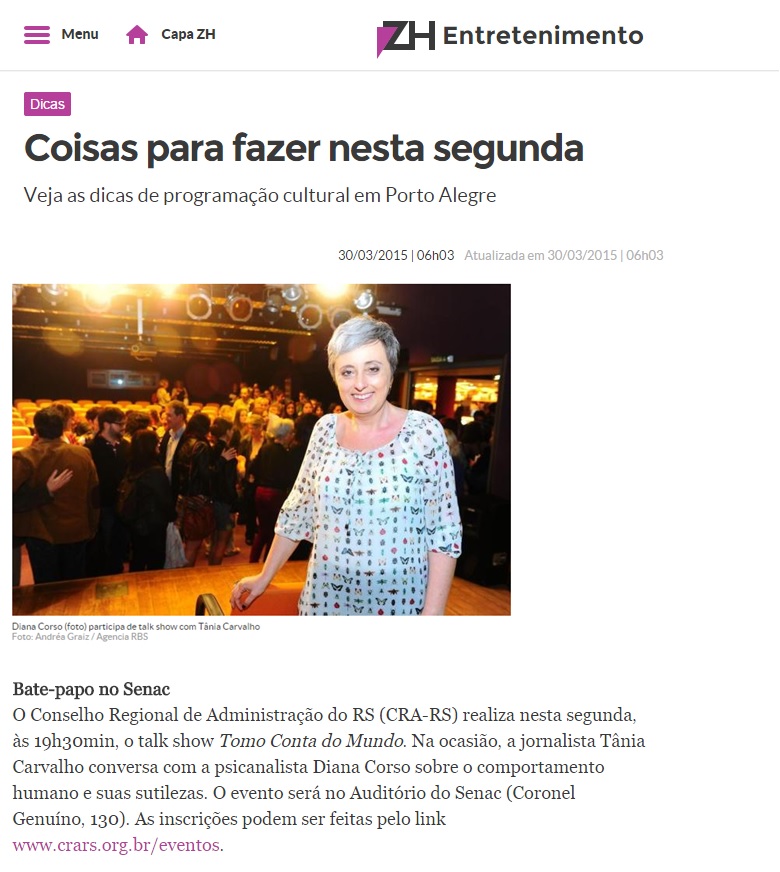 CRA-RS realiza Talk Show em homenagem ao Dia da Mulher