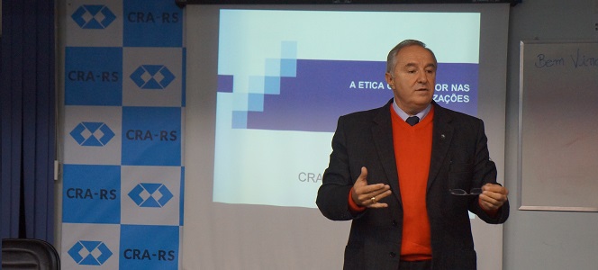 CRA-RS Recebe aborda liderança ética nas organizações