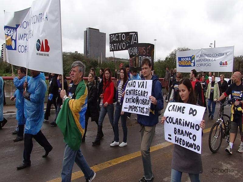 Movimento Agora Chega: Marcha Democrática contra a impunidade e a corrupção