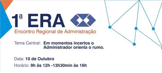 Presidente do CRA-RS palestra no 1º Encontro Regional de Administração 