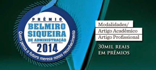 Inscrições abertas para o Prêmio Belmiro Siqueira 2014