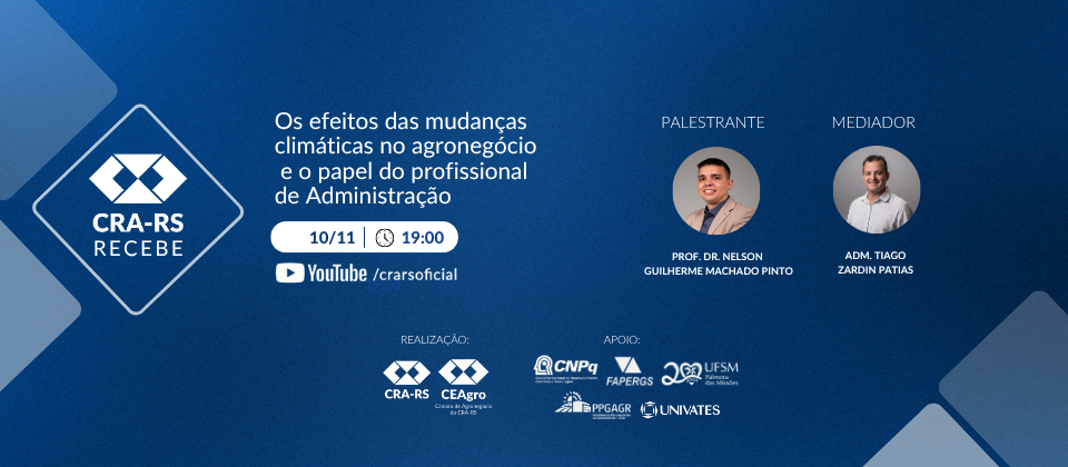 CRA-RS RECEBE: CEAGRO - EVENTO ONLINE