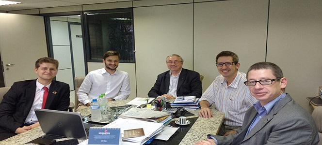 Autarquia reúne-se com Federação das Empresas Juniores do Rio Grande do Sul