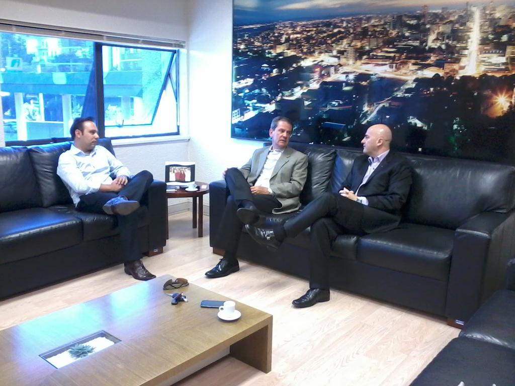 Delegado do CRA-RS se reúne com o prefeito de Caxias do Sul