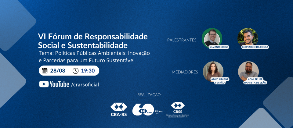 VI Fórum de Responsabilidade Social e Sustentabilidade