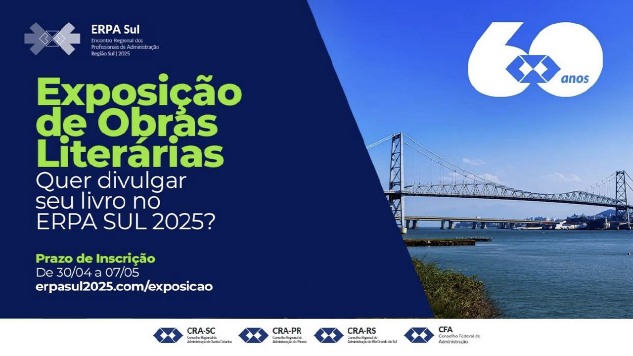 Termina hoje o prazo para inscrever obras literárias para o ERPA SUL 2025